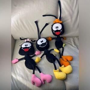 Smilinguido Plush Toy Luz e Vida Collectible Ant Brazilian Original Bundle of 3